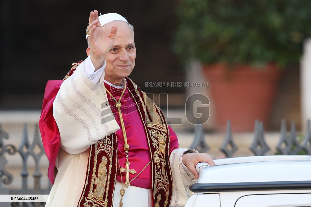 Pope Leo XIV Visits Basilica of St. Mary Major - Rome