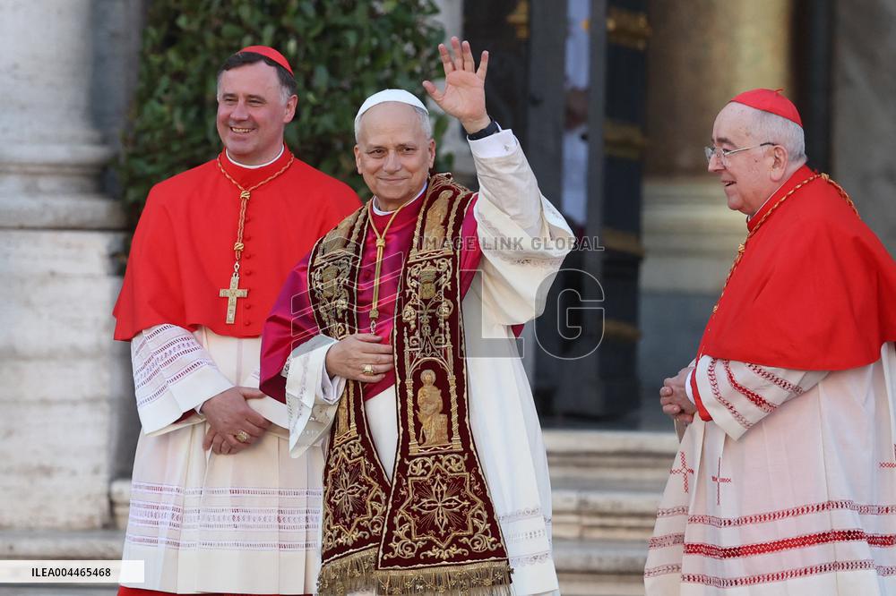 Pope Leo XIV Visits Basilica of St. Mary Major - Rome