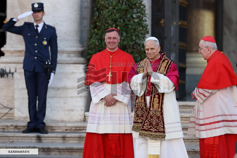 Pope Leo XIV Visits Basilica of St. Mary Major - Rome