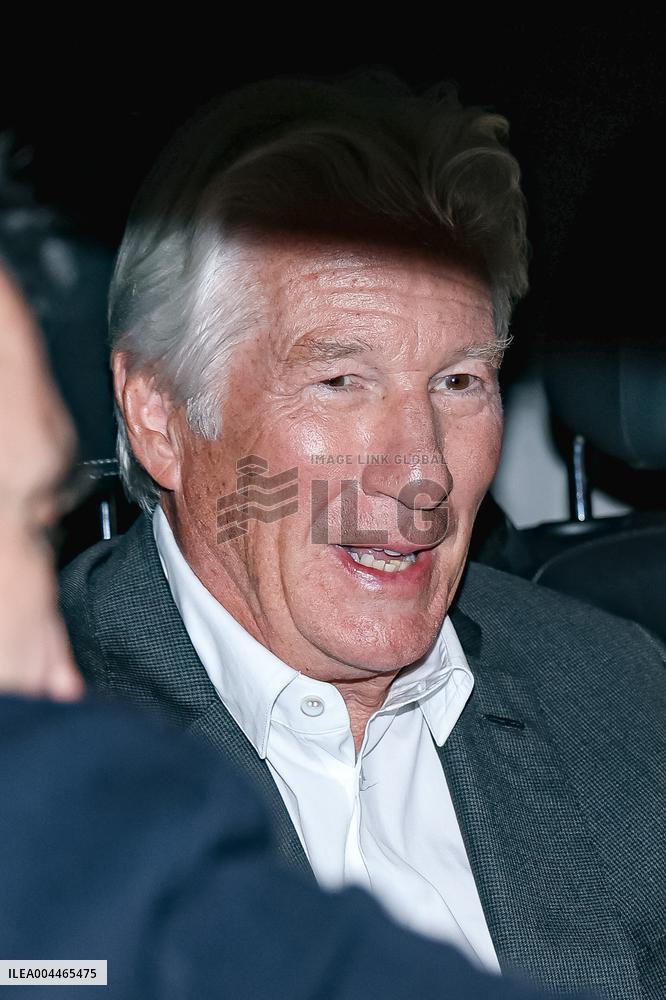 Richard Gere Arrives At Dalai Lama - The Wisdom Of Happiness Screening - Milan