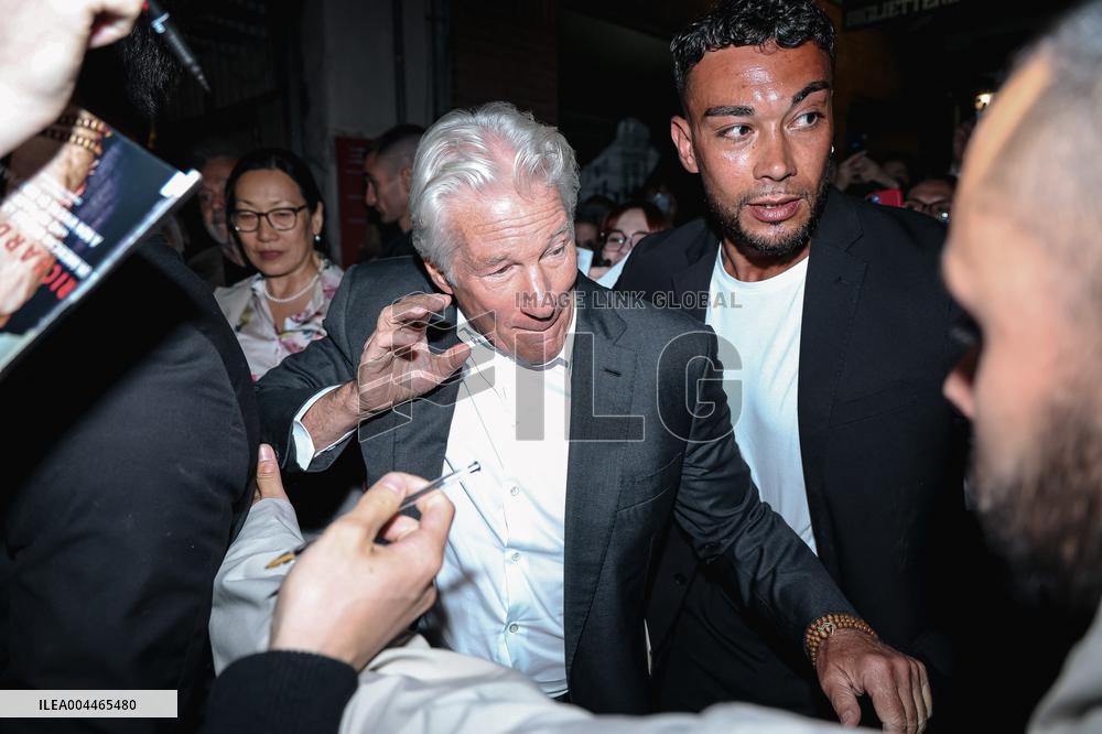 Richard Gere Arrives At Dalai Lama - The Wisdom Of Happiness Screening - Milan
