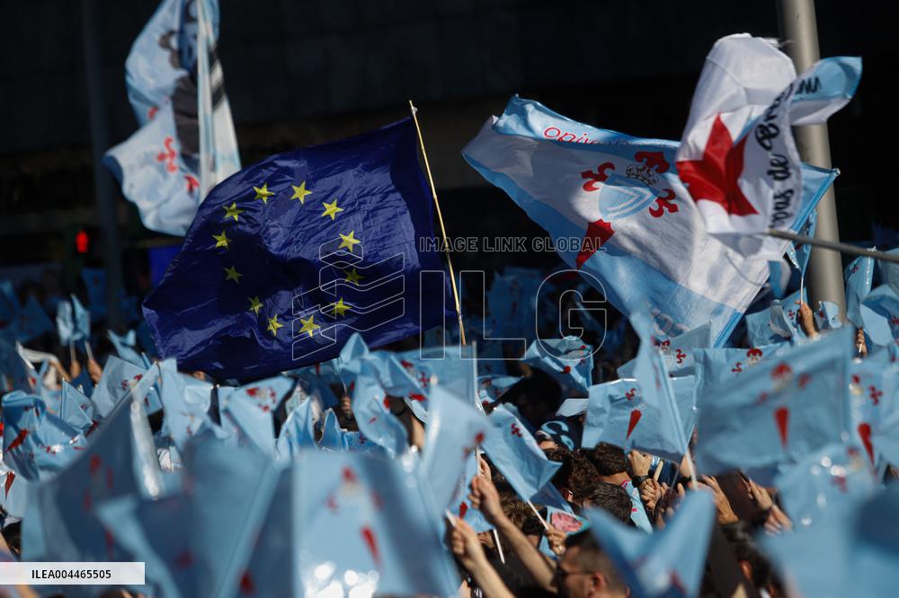 RC Celta De Vigo Celebrates Its Return To European Competition