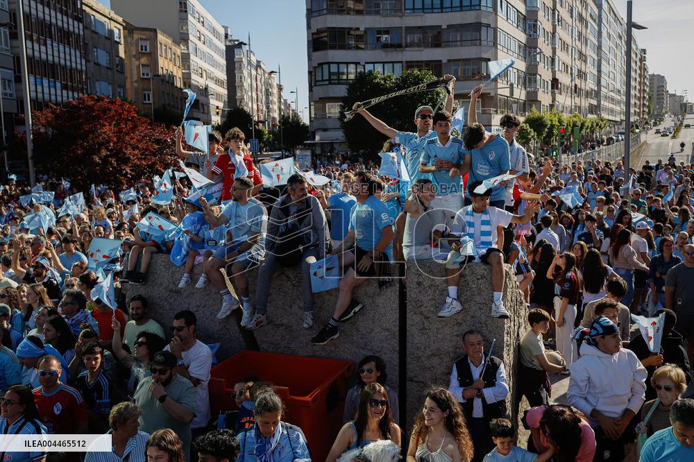 RC Celta De Vigo Celebrates Its Return To European Competition