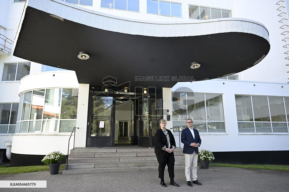 Nordic Prime Ministers Summer Meeting at Paimio Sanatorium