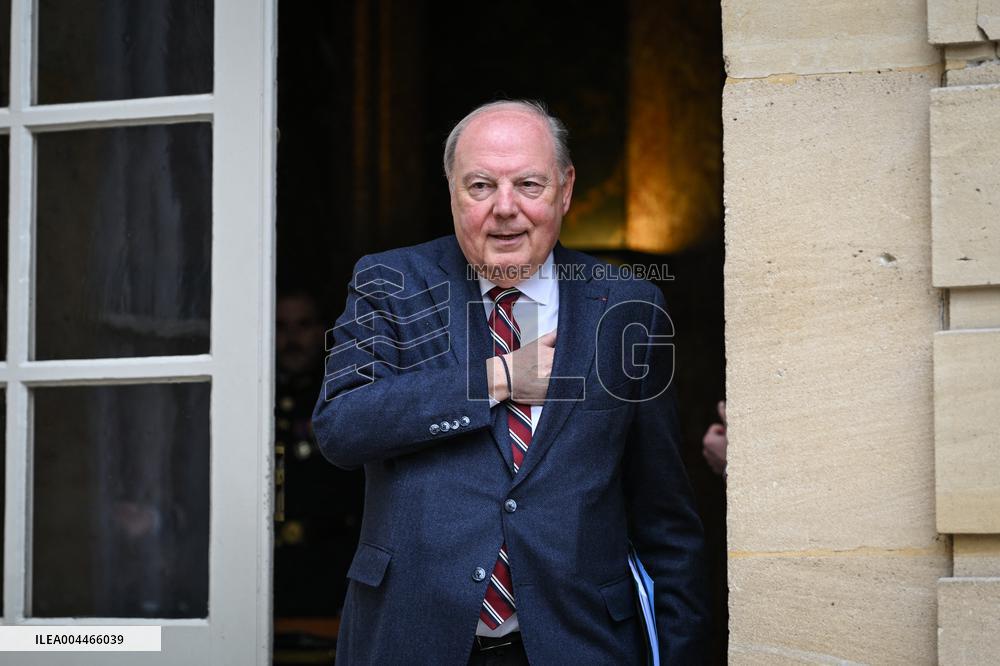 Meetings between French PM Francois Bayrou and party leaders in Paris - FA