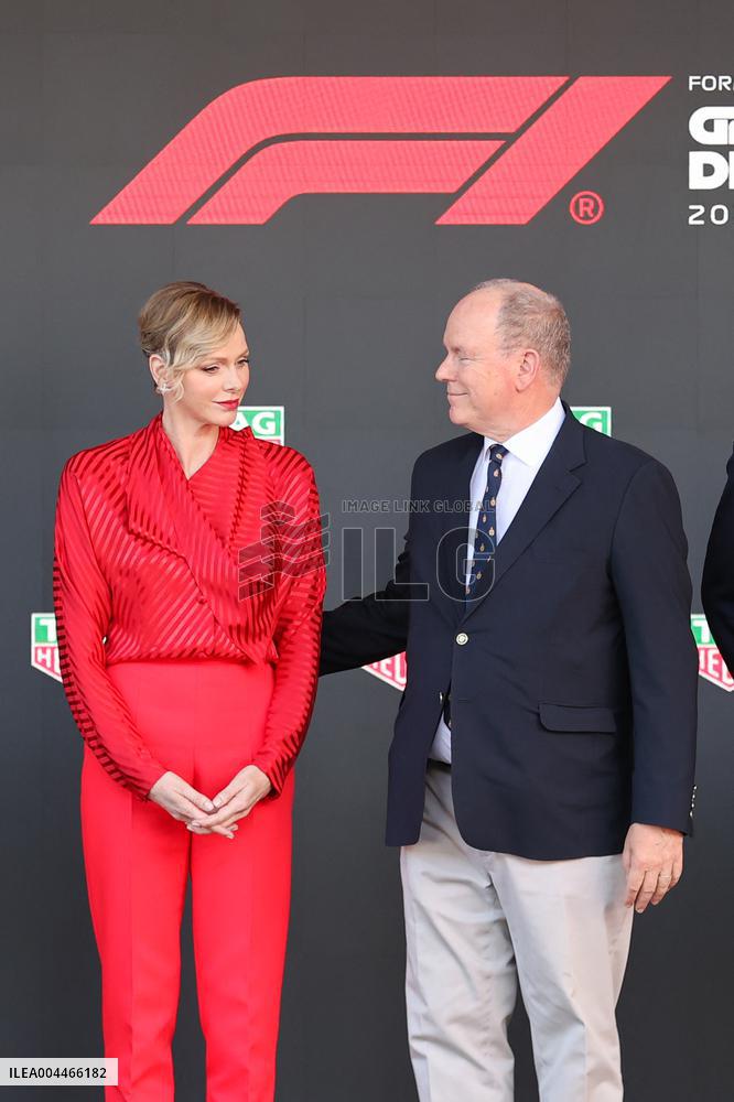 Royals At Monaco Grand Prix Podium - Monte Carlo