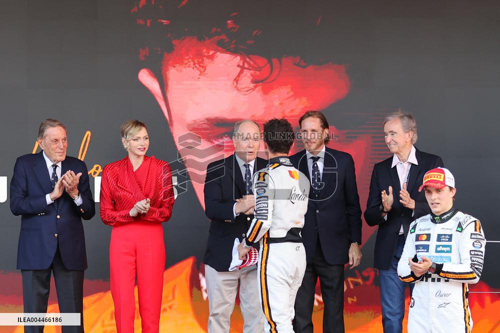 Royals At Monaco Grand Prix Podium - Monte Carlo