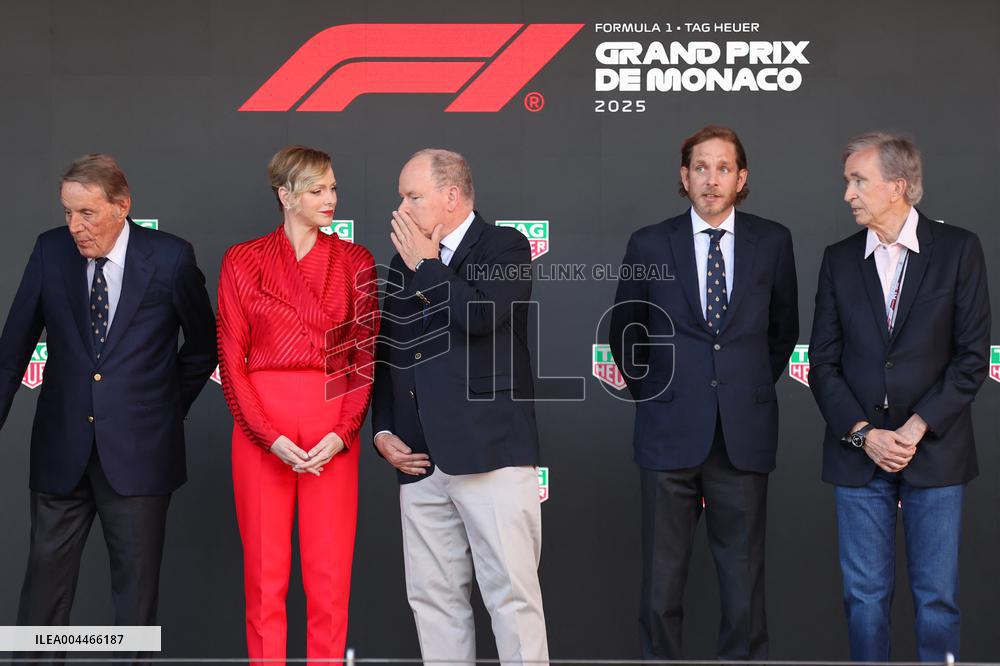 Royals At Monaco Grand Prix Podium - Monte Carlo