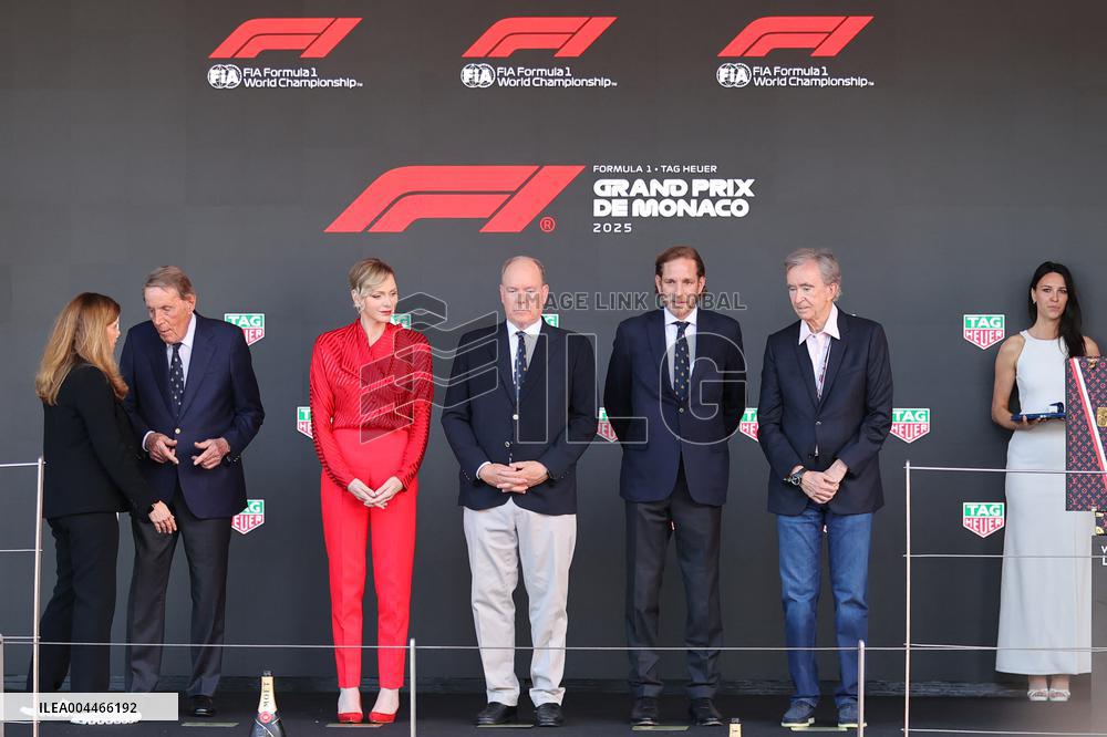 Royals At Monaco Grand Prix Podium - Monte Carlo