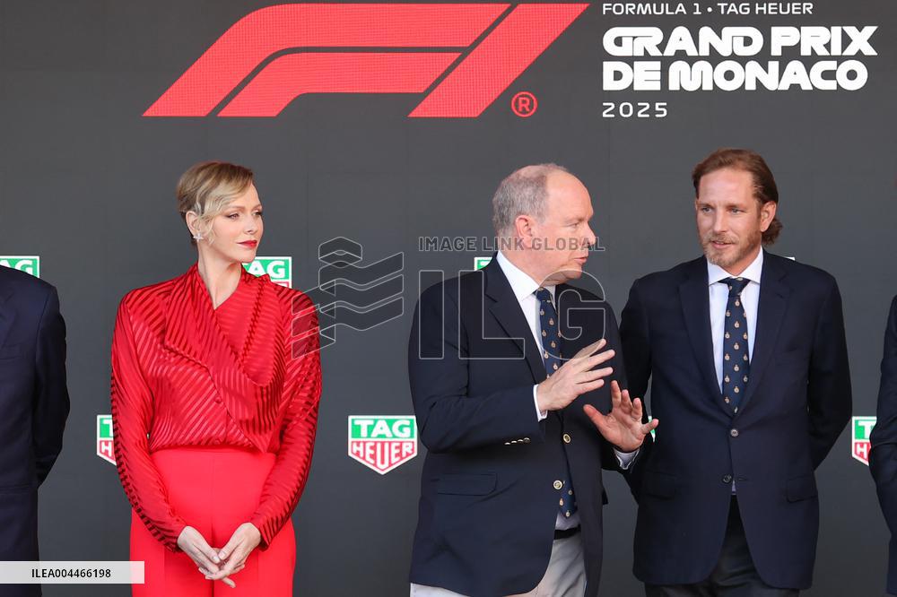 Royals At Monaco Grand Prix Podium - Monte Carlo