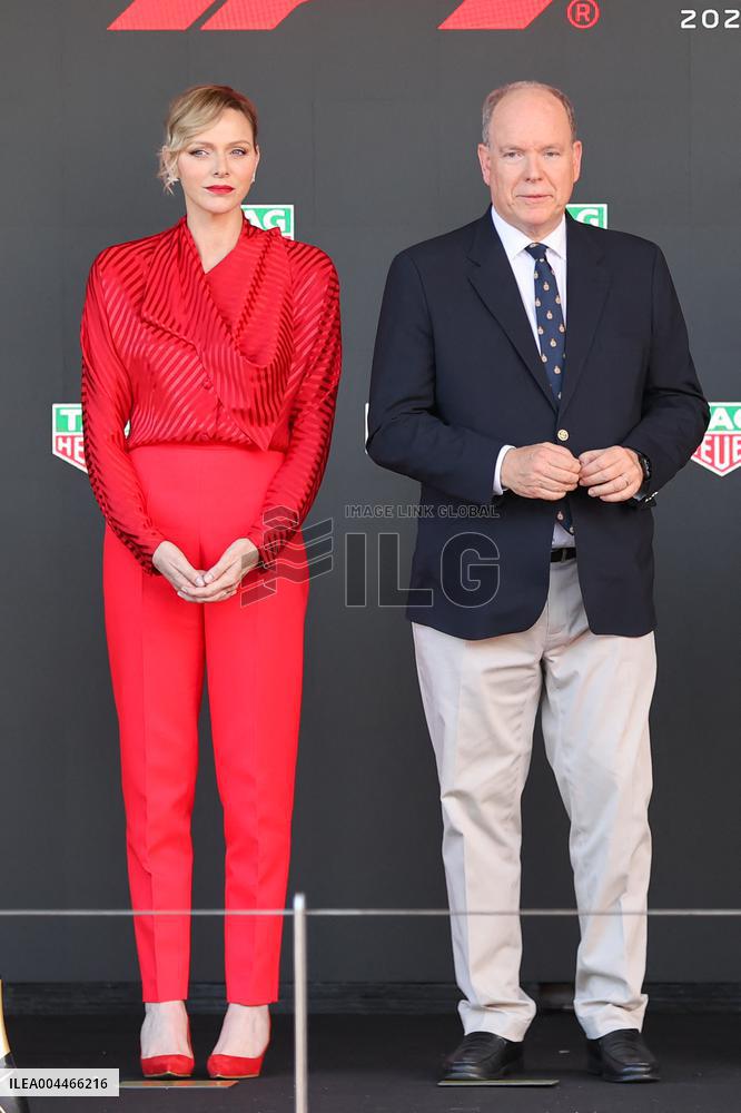 Royals At Monaco Grand Prix Podium - Monte Carlo