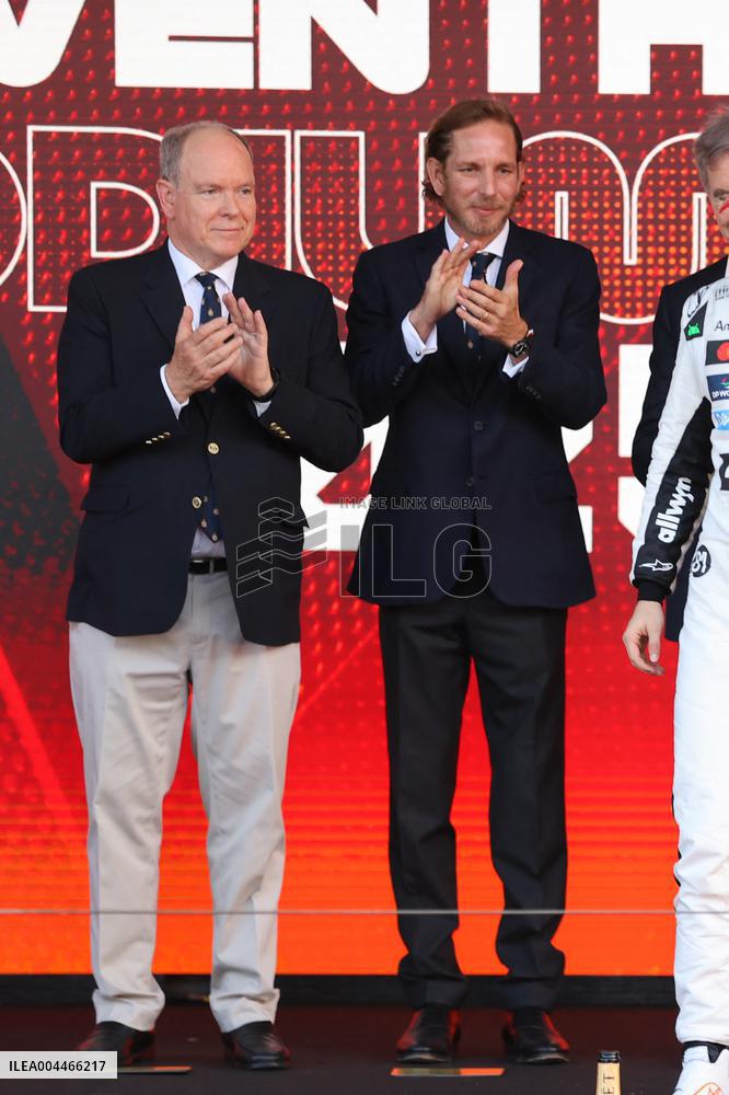 Royals At Monaco Grand Prix Podium - Monte Carlo
