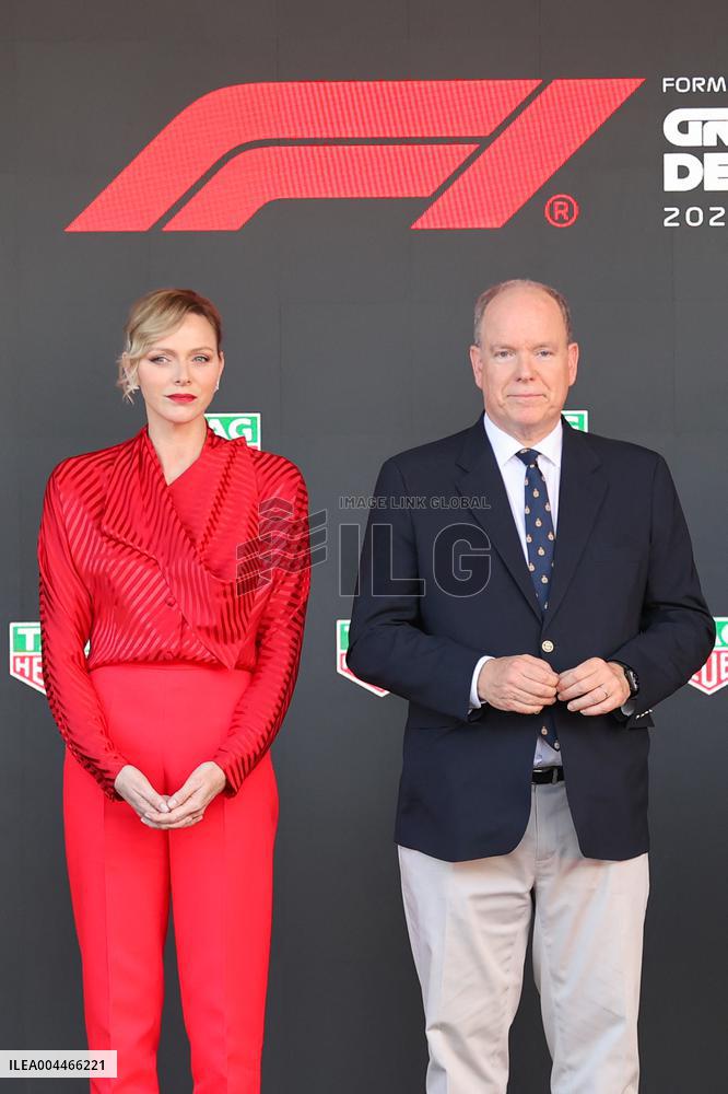 Royals At Monaco Grand Prix Podium - Monte Carlo