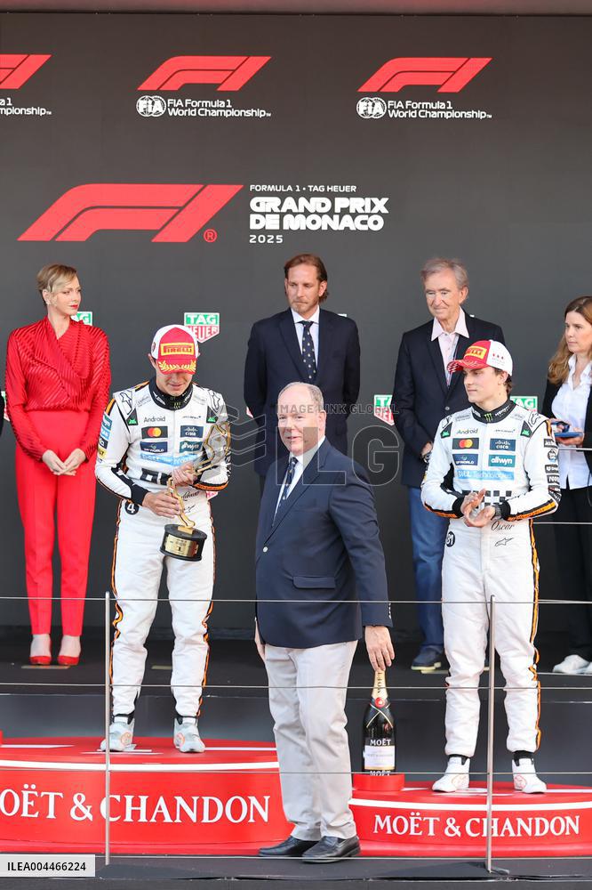 Royals At Monaco Grand Prix Podium - Monte Carlo