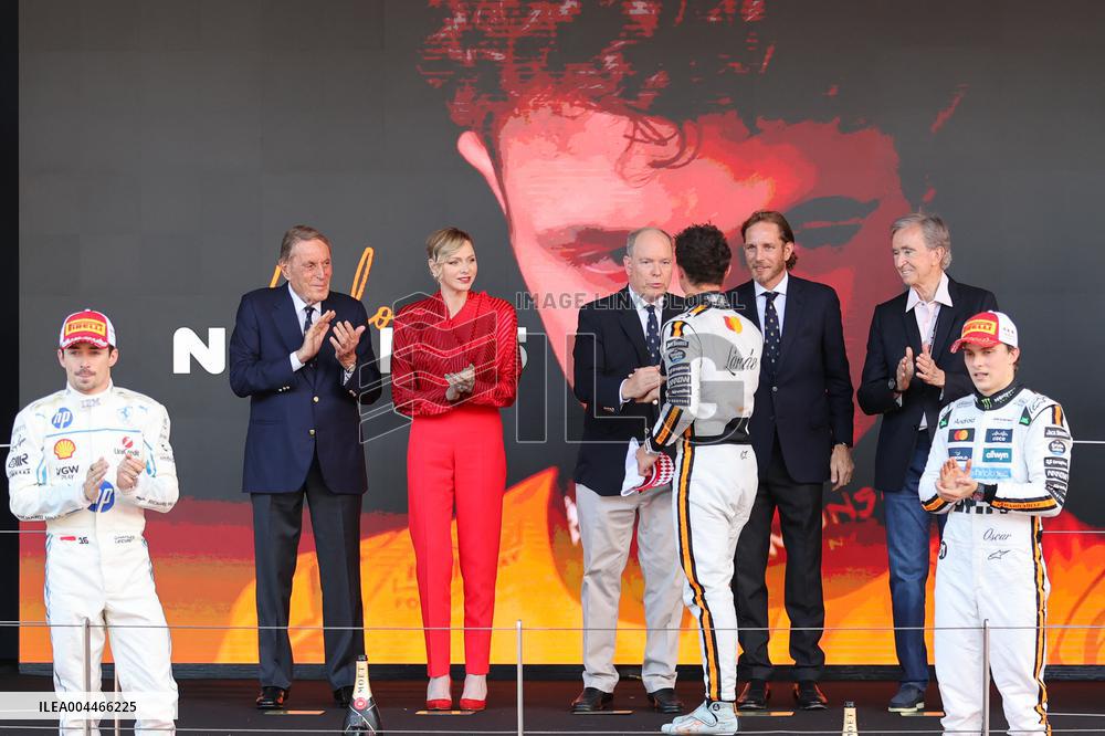 Royals At Monaco Grand Prix Podium - Monte Carlo