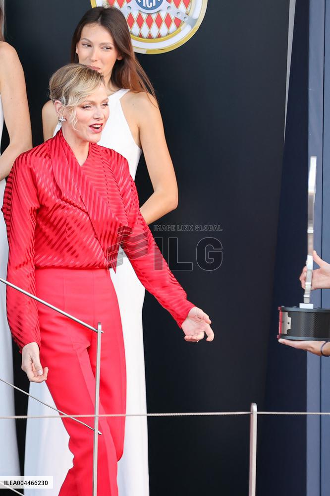Royals At Monaco Grand Prix Podium - Monte Carlo
