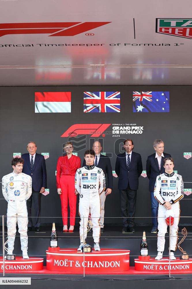 Royals At Monaco Grand Prix Podium - Monte Carlo