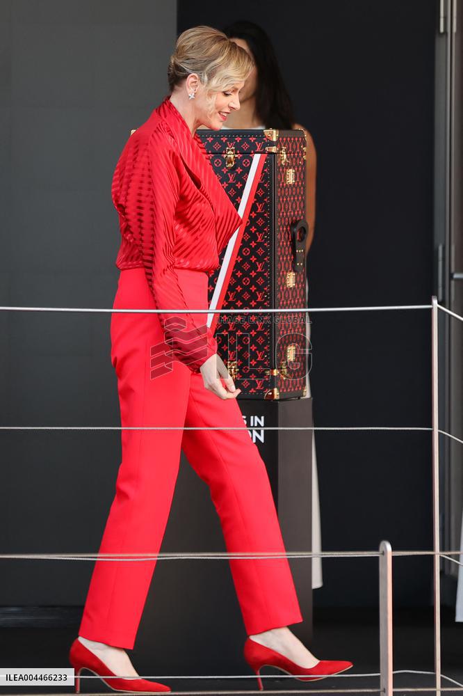 Royals At Monaco Grand Prix Podium - Monte Carlo