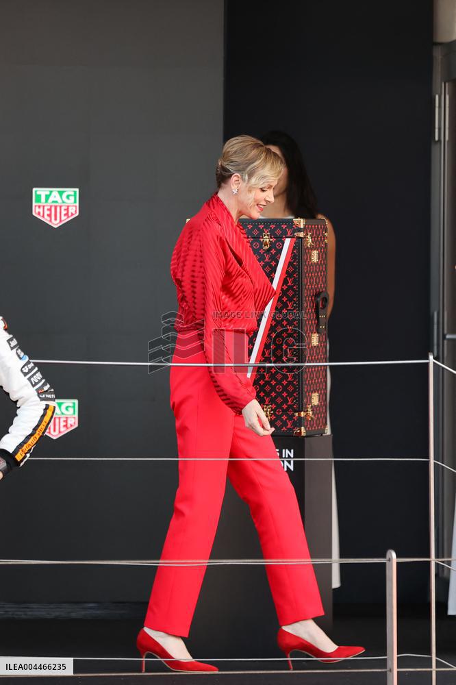 Royals At Monaco Grand Prix Podium - Monte Carlo