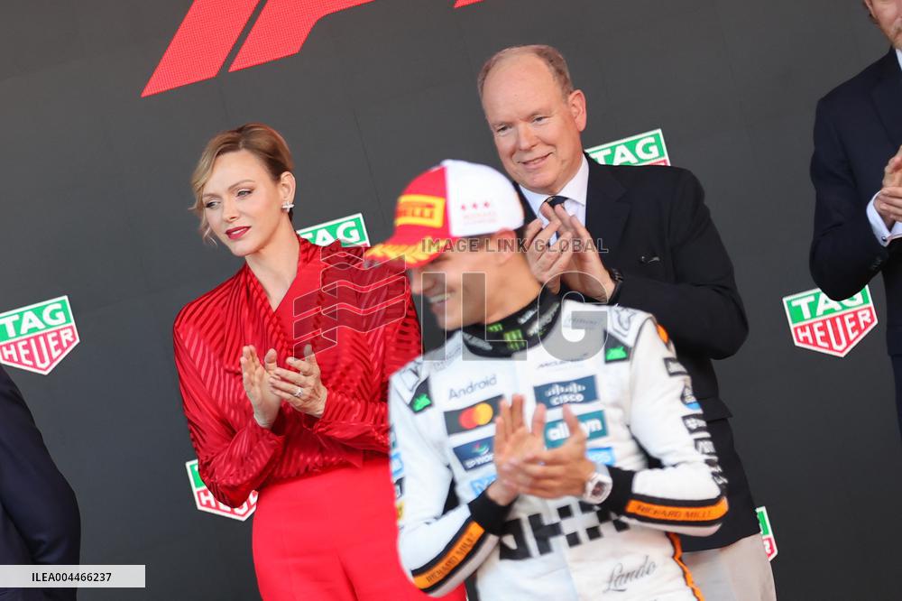 Royals At Monaco Grand Prix Podium - Monte Carlo
