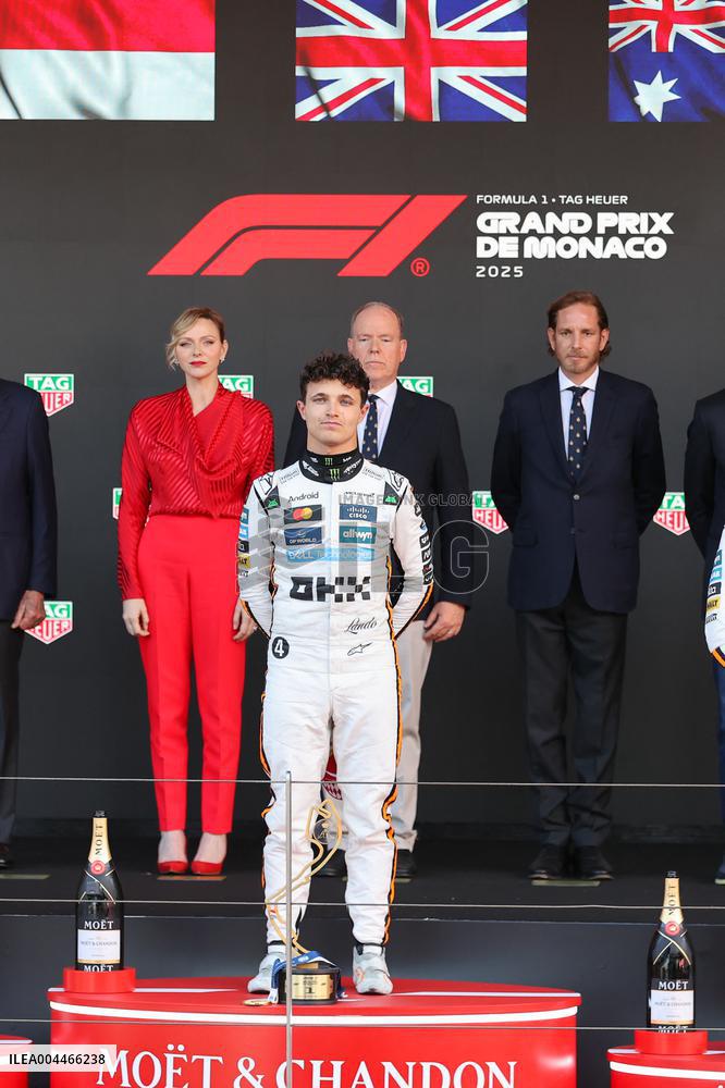 Royals At Monaco Grand Prix Podium - Monte Carlo