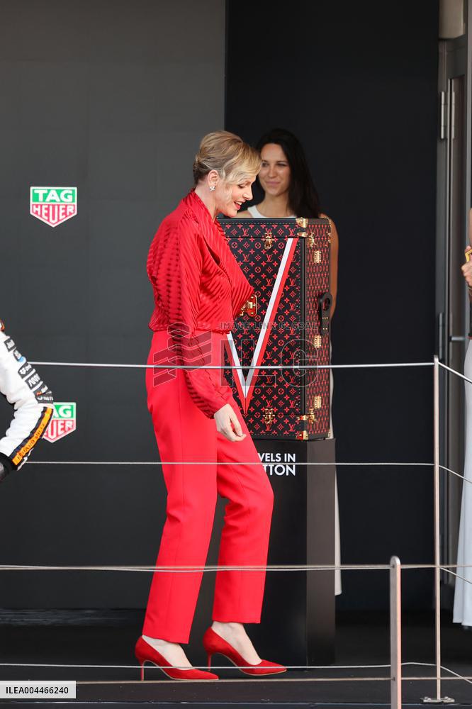 Royals At Monaco Grand Prix Podium - Monte Carlo