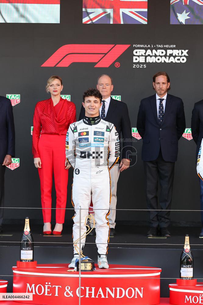 Royals At Monaco Grand Prix Podium - Monte Carlo