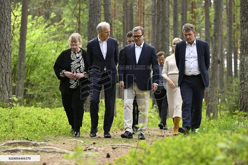 Nordic Prime Ministers Summer Meeting at Paimio Sanatorium