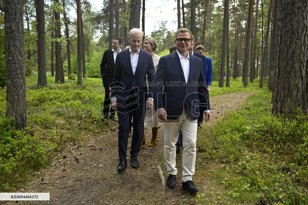 Nordic Prime Ministers Summer Meeting at Paimio Sanatorium