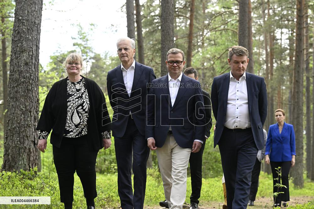Nordic Prime Ministers Summer Meeting at Paimio Sanatorium