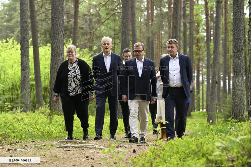 Nordic Prime Ministers Summer Meeting at Paimio Sanatorium
