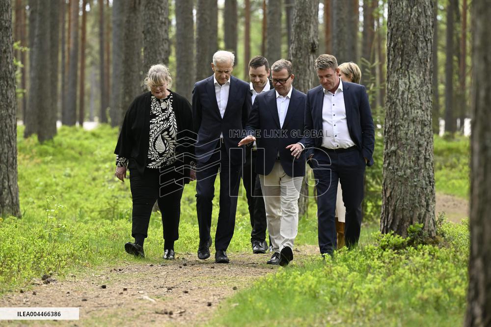 Nordic Prime Ministers Summer Meeting at Paimio Sanatorium