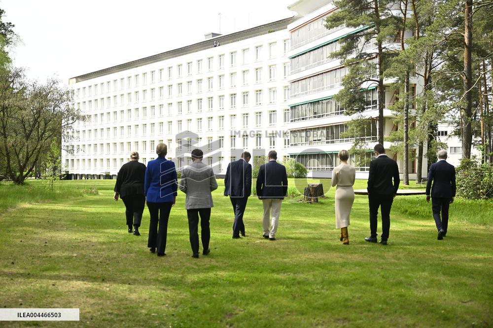 Nordic Prime Ministers Summer Meeting at Paimio Sanatorium