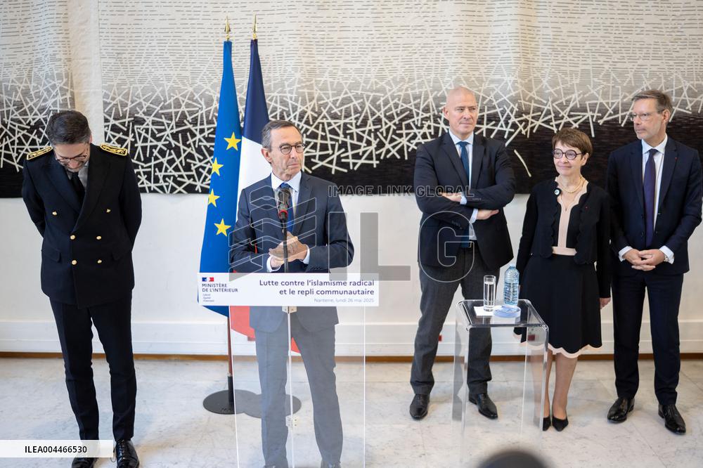 Bruno Retailleau reveals the outlines of his fight against Islamism - Nanterre AJ