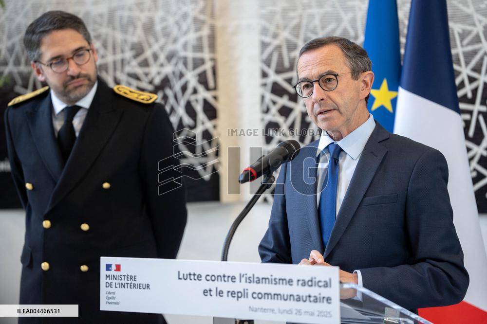 Bruno Retailleau reveals the outlines of his fight against Islamism - Nanterre AJ