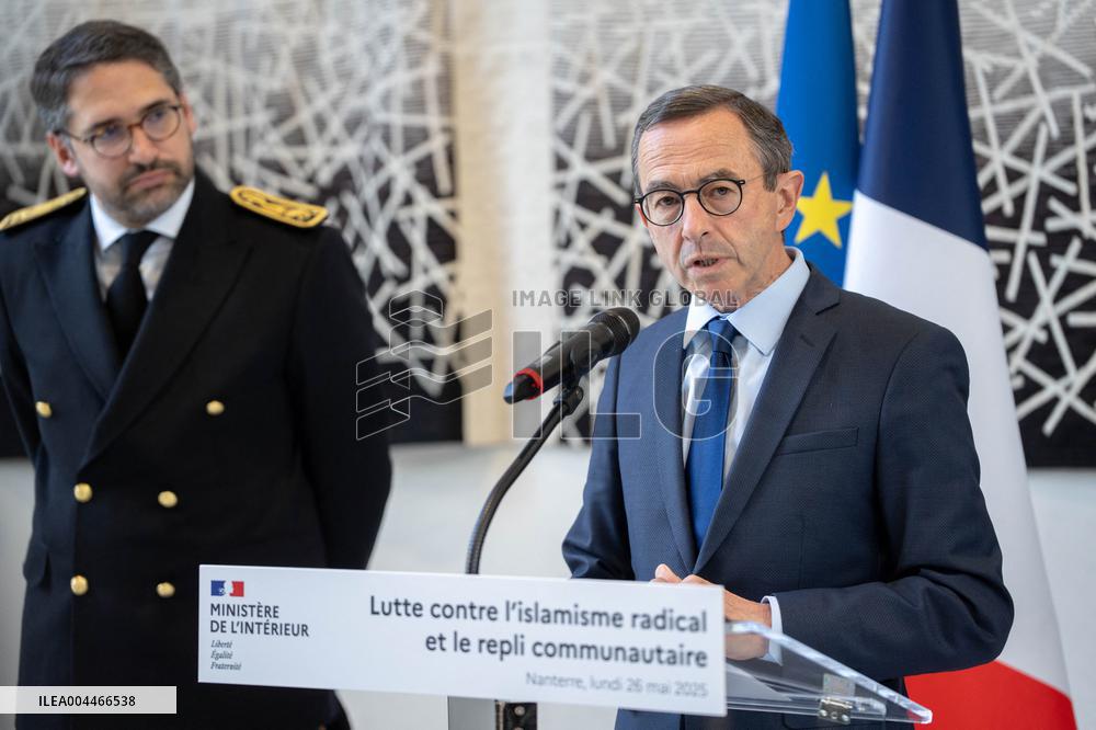 Bruno Retailleau reveals the outlines of his fight against Islamism - Nanterre AJ