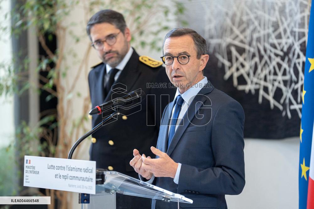 Bruno Retailleau reveals the outlines of his fight against Islamism - Nanterre AJ