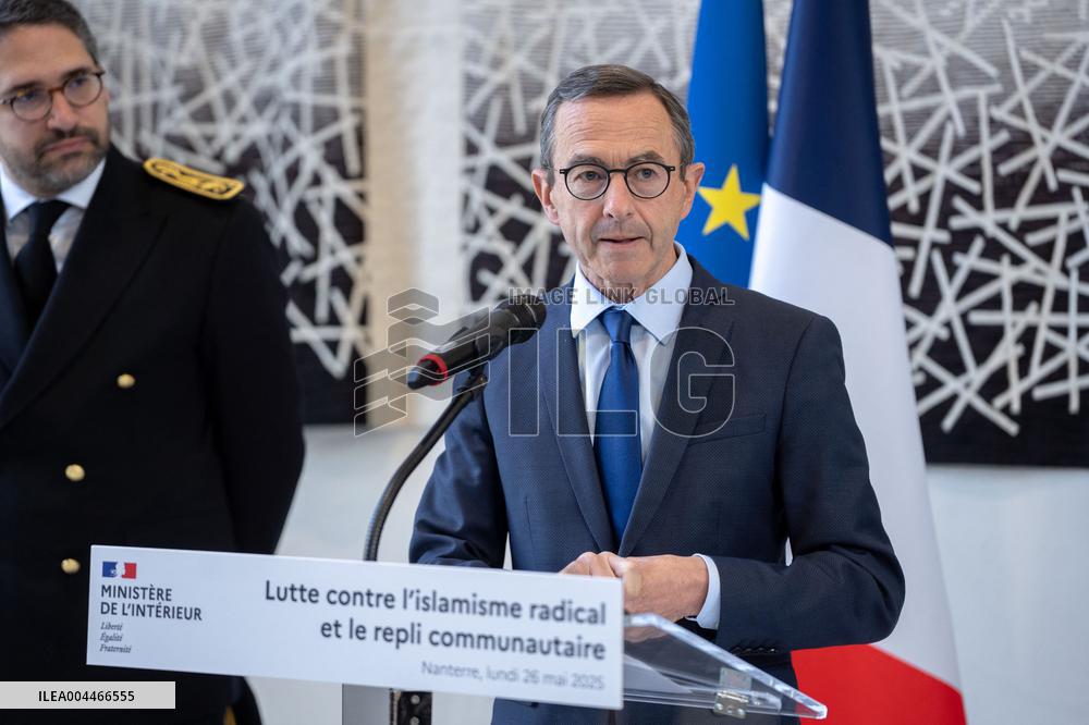 Bruno Retailleau reveals the outlines of his fight against Islamism - Nanterre AJ