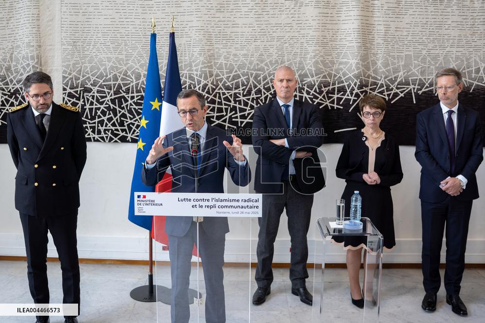 Bruno Retailleau reveals the outlines of his fight against Islamism - Nanterre AJ