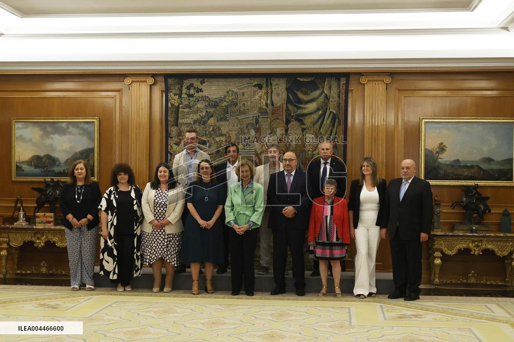 Queen Sofia's Royal Audience - Madrid