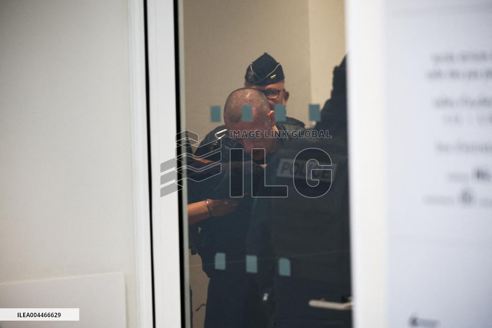 Piotr Pavlenski Arrested During the Trial of Mimi Marchand - Paris