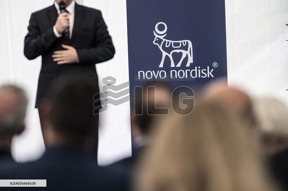 Ministerial Visit To Novo Nordisk Factory - Chartres