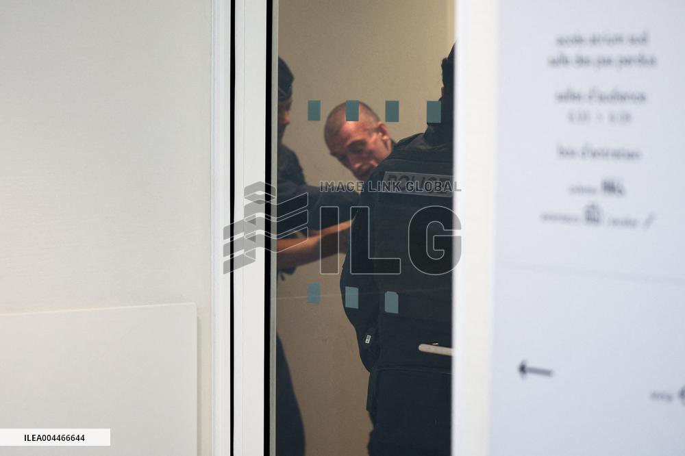 Piotr Pavlenski Arrested During the Trial of Mimi Marchand - Paris
