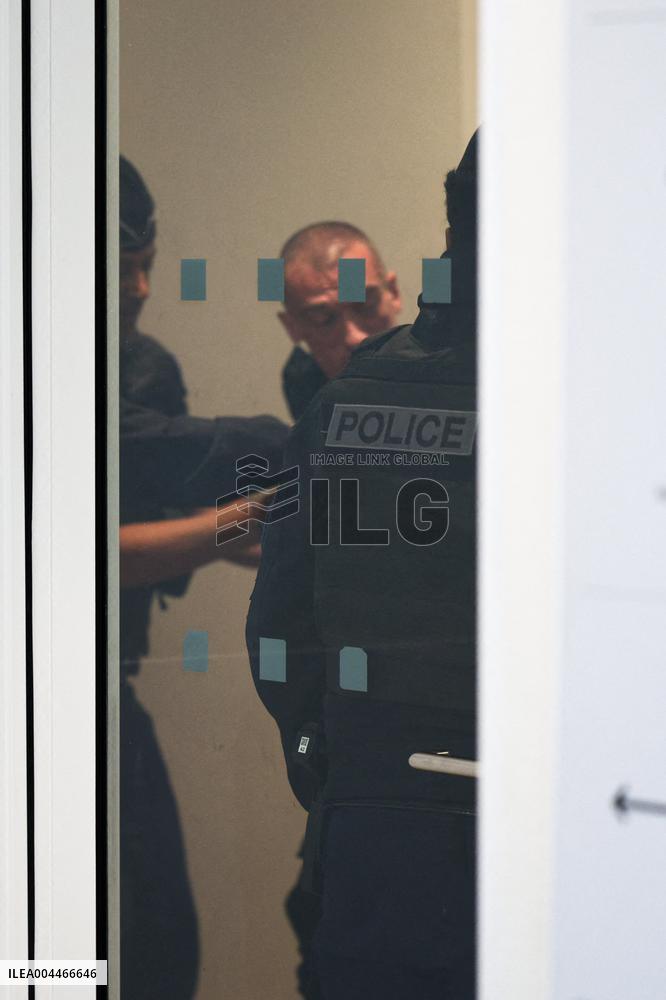 Piotr Pavlenski Arrested During the Trial of Mimi Marchand - Paris