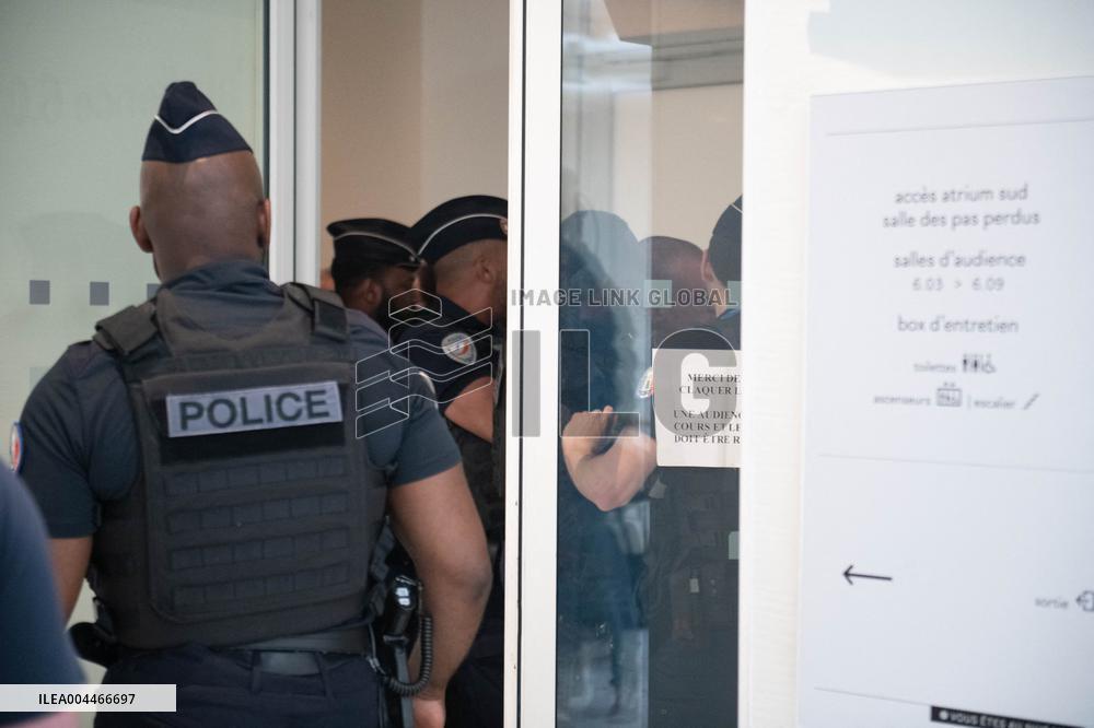 Piotr Pavlenski Arrested During the Trial of Mimi Marchand - Paris