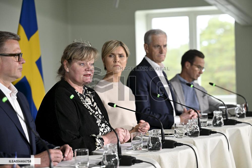 Nordic Prime Ministers Summer Meeting at Paimio Sanatorium