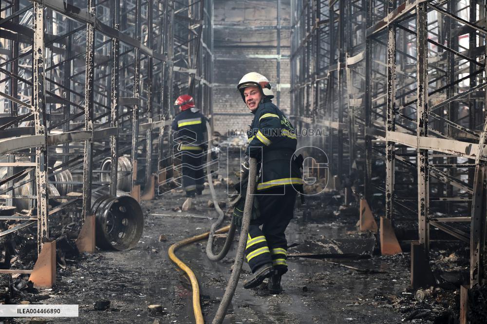 Russian army attacks enterprise in Kharkiv region