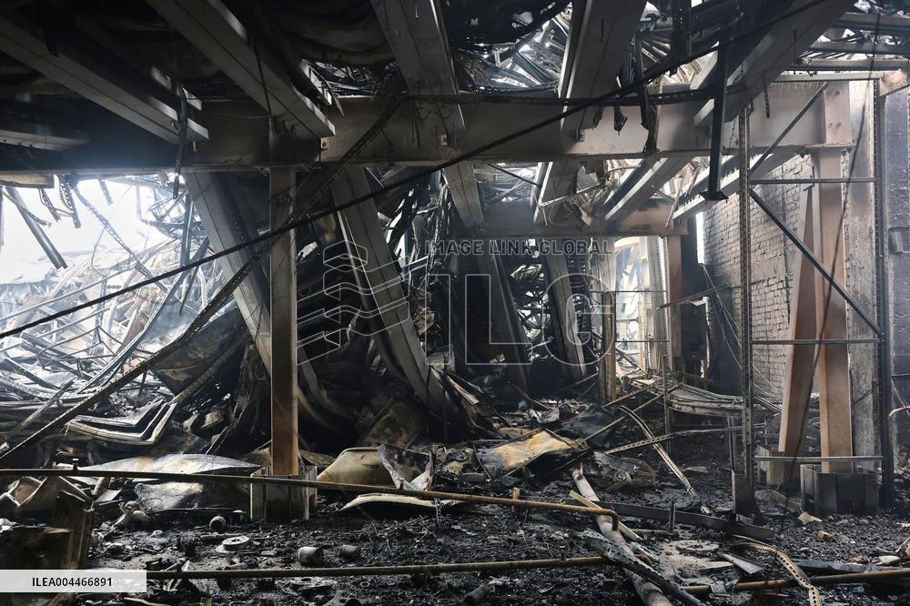 Russian army attacks enterprise in Kharkiv region