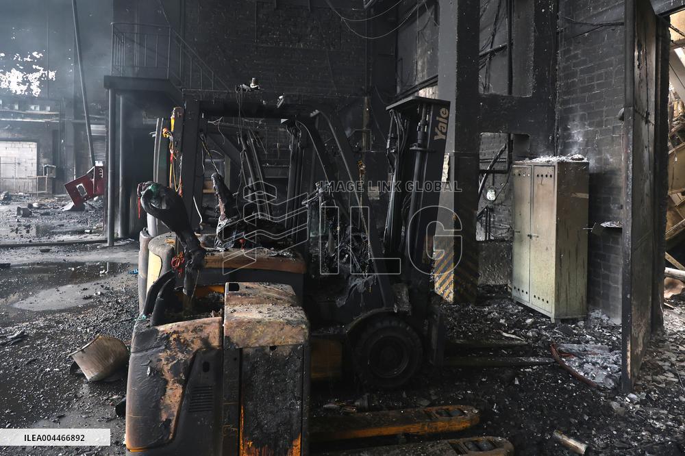 Russian army attacks enterprise in Kharkiv region