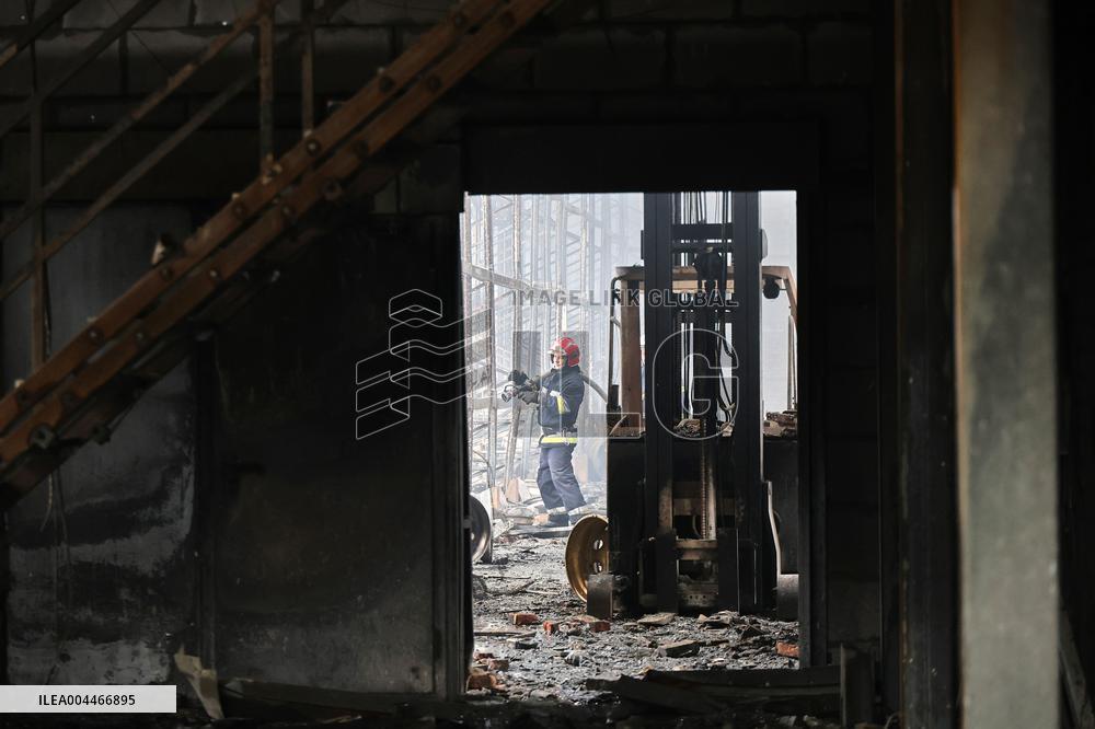 Russian army attacks enterprise in Kharkiv region